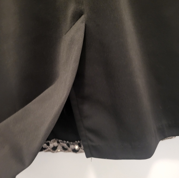 R&M Richards Sleeveless Gold Panel Sheath Dress Size 6 - Picture 7 of 13